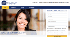 Desktop Screenshot of online.calcoast.edu